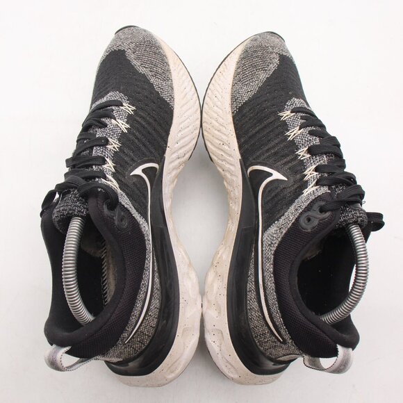 Nike React Infinity Run Flyknit 2 Men's Size 9 Black Gray Athletic CT2357-101 - Picture 6 of 9